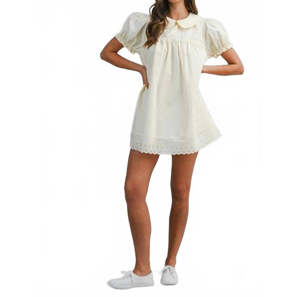 NEW MABLE sweet buttercup mini dress in butter yellow - Picture 5 of 5